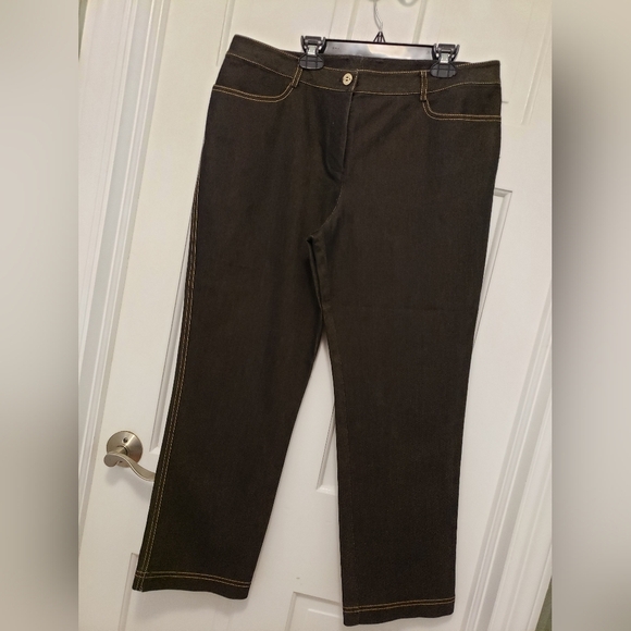 SOCA By St. John Black Jeans Size 14, Casual, Stylish - Picture 1 of 11
